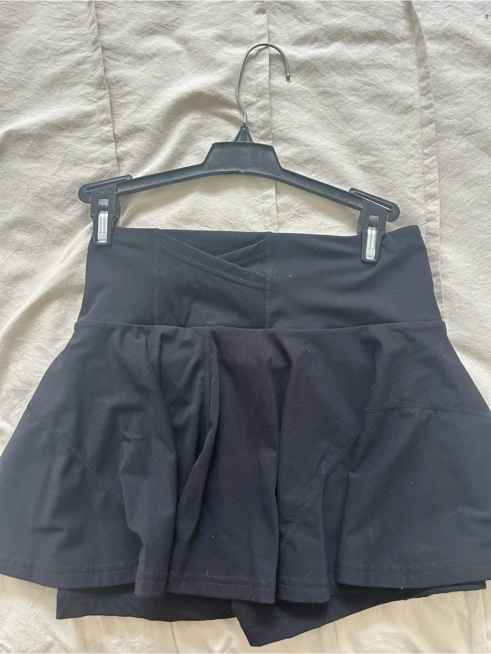 POPFLEX Black Athletic Skort Shorts